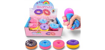 Squishy Donut 8 cm - 1 Stück assortiert
