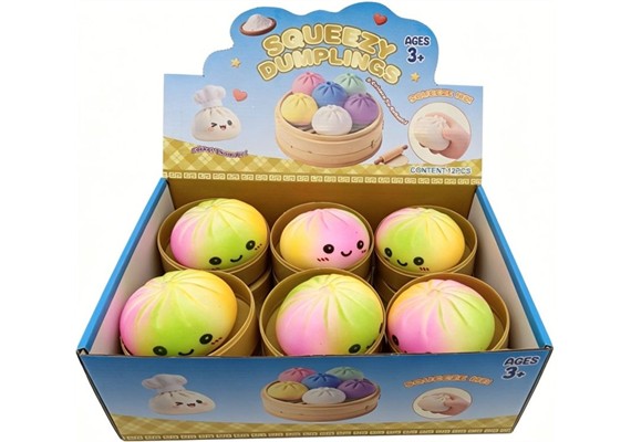 Squishy Dumpling 8.5 cm Multi Color 1 Stück assortiert