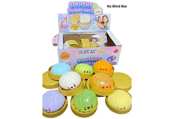 Squishy Dumpling 9.4 x 4.5 cm 1 Stück assortiert