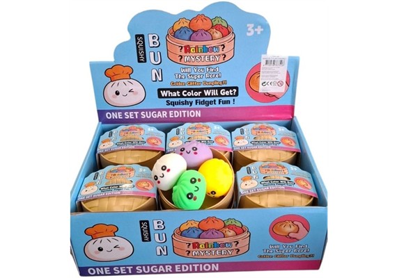 Squishy Dumpling Box – 4 Squishys, 1 Box assortiert