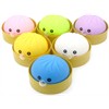 Squishy Dumpling Bubble Blower ca. 8.5 cm, 1 Stück assortiert