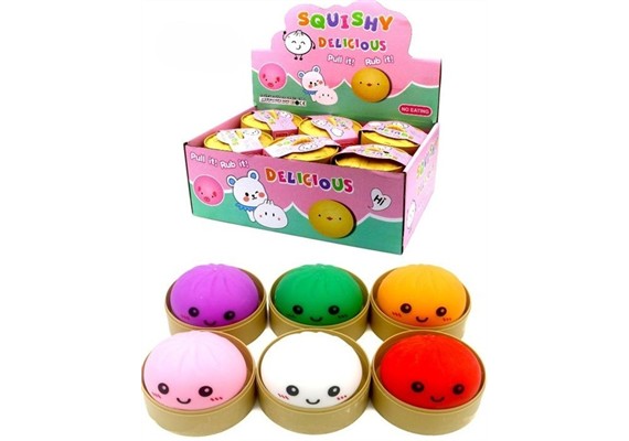 Squishy Dumpling ca. 8.5 cm, 1 Stück assortiert