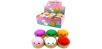 Squishy Dumpling ca. 8.5 cm, 1 Stück assortiert