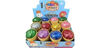 Squishy Dumpling Glitter 5 cm, 1 Stück assortiert