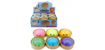 Squishy Dumpling Glitter 8.5 cm 1 Stück assortiert