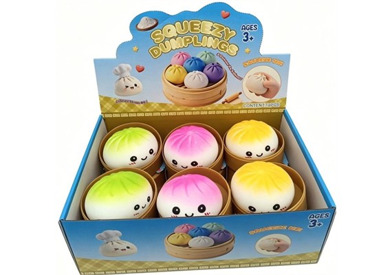 Squishy Dumpling Multicolor ca. 8.5 cm, 1 Stück assortiert