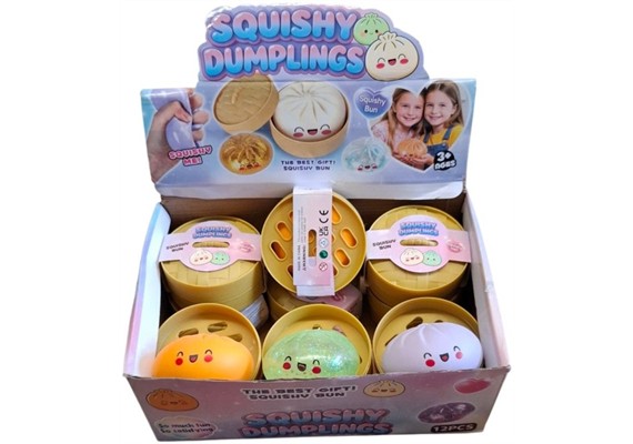 Squishy Dumpling Mystery ca. 8.5 cm, 1 Stück assortiert