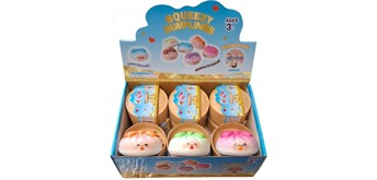 Squishy Dumpling PU Foam Rising ca. 8.5 cm 1 Stück assortiert