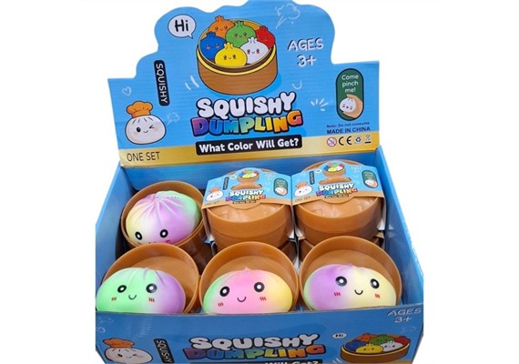 Squishy Dumpling Rainbow 8.5 cm 1 Stück