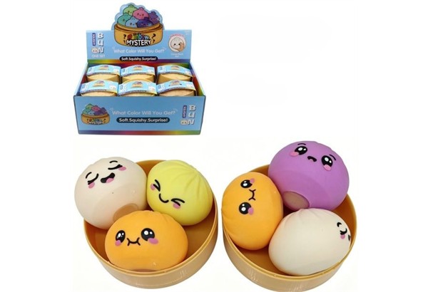 Squishy Dumpling Trio Box 5.5 cm – 3 Squishys, 1 Box assortiert