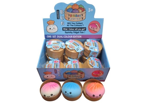 Squishy Dumpling zweifarbig 1 Stück assortiert