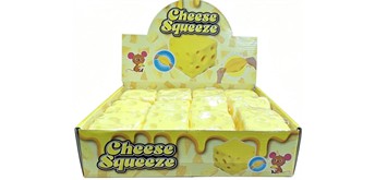 Squishy Käse 6.5 x 6.5 cm - 1 Stück