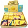 Squishy Käse 7 x 7 cm - 1 Stück assortiert