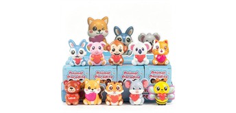 Squishy Tiere 6 cm - 1 Stück assortiert