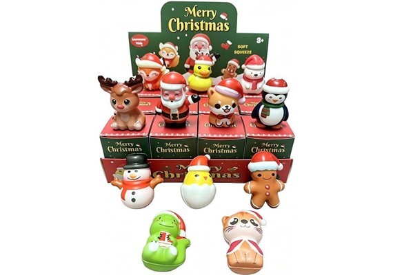 Squishy Weihnachten 5 – 6 cm 1 Stück assortiert