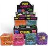 Squishy Würfel Glitter 1 Stück assortiert