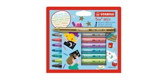 Stabilo - Metallic-Filzstifte Trio DECO 8 Stück
