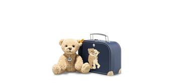 Steiff Teddybär Ben beige im Koffer, 21 cm