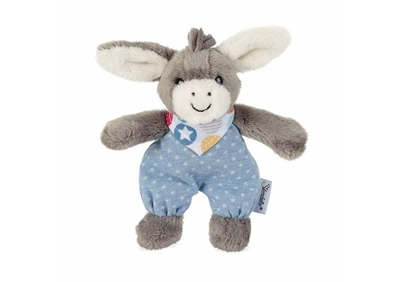 Sterntaler - Mini Spieltier Esel Emmi Boy blau 17 cm inkl. Rassel