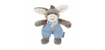 Sterntaler - Mini Spieltier Esel Emmi Boy blau 17 cm inkl. Rassel