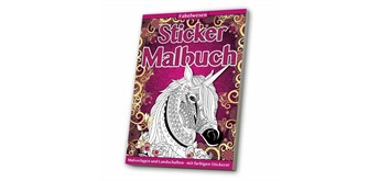 Sticker Malbuch Erwachsene Fabelwesen