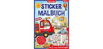 Sticker Malbuch Fahrzeuge