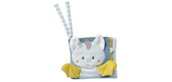 Stoffbuch Happy Fledermaus ab 0 Monaten mehrfarbig 11 x 11 cm