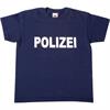 T-Shirt Polizei dunkelblau, Grösse 152