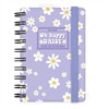Tagesplaner für 12 Monate mit Spiralbindung - Small - 2027 - Daisy - lilac