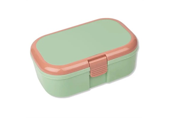 TapirElla 10592 Lunchbox, Mint/Rose