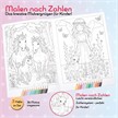 TapirElla 13058 Malbuch Malen nach Zahlen, Einhörner und Elfen | Bild 3