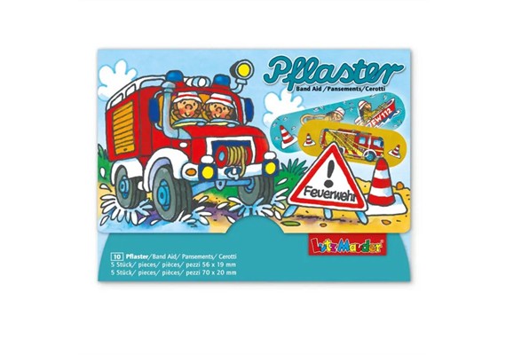 TapirElla 14653 Pflasterbriefchen Feuerwehr