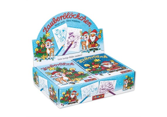 TapirElla 18576 Zauberblock Weihnachten A6, 1 Stück assortiert