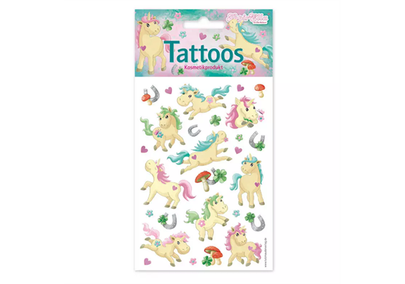 TapirElla 46004 Metallic Tattoo A6 - Einhorn