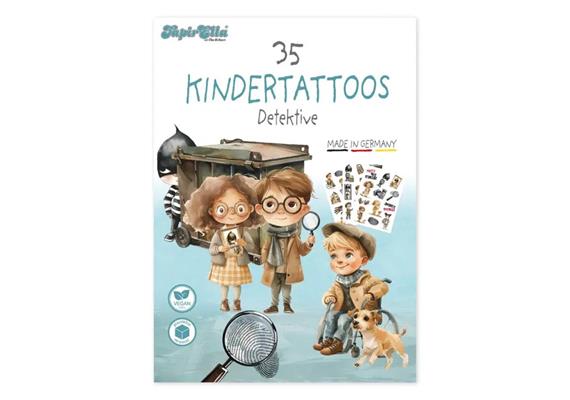 TapirElla 46032 Tattoo-Set A6, Detektive