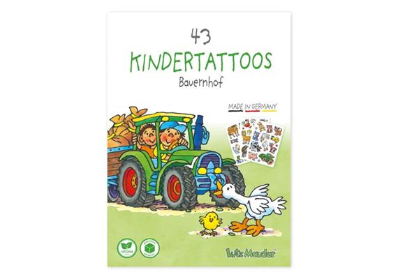 TapirElla 46035 Tattoo-Set A6, Bauernhof