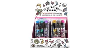 Tattoo Studio Gelstifte Glitzer 3er-Set assortiert