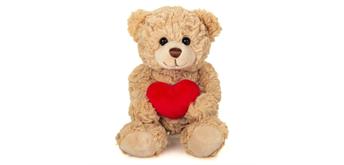 Teddy Hermann 91331 Teddy mit Herz beige 20 cm