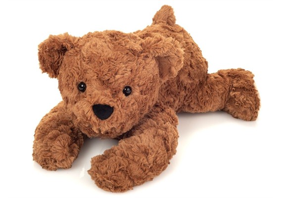 Teddy Hermann 91333 Teddy liegend braun 40 cm