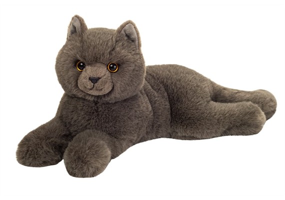 Teddy Hermann 91819 Kartäuserkatze liegend 36 cm