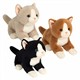 Teddy Hermann 91844 Plüsch Katzen 20 cm 1 Stück assortiert