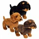 Teddy Hermann 91995 Plüsch Dackel stehend 21 cm 1 Stück assortiert
