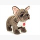 Teddy Hermann 91999 Französische Bulldogge stehend grau 30 cm