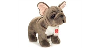 Teddy Hermann 91999 Französische Bulldogge stehend grau 30 cm