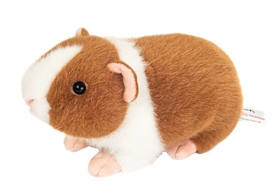 Teddy Hermann 92665 Meerschweinchen hellbraun-weiss 19 cm