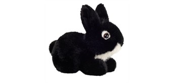 Teddy Hermann 93740 Hase sitzend schwarz 17 cm