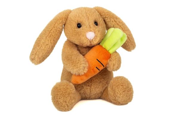Teddy Hermann 93958 Häschen Lilly mit Möhre 23 cm