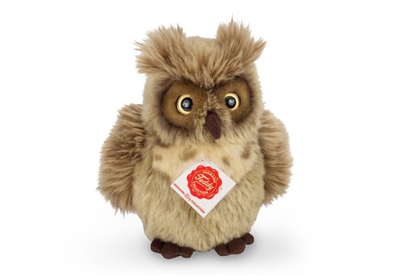 Teddy Hermann 94163 Eule graubraun 17 cm