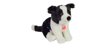 Teddy Hermann Border Collie Welpe sitzend 25 cm