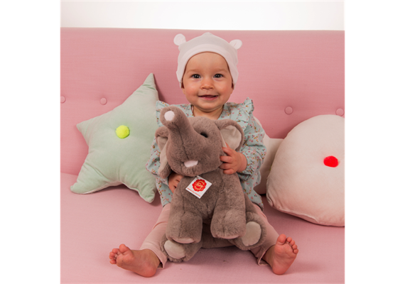 Teddy Hermann Elefant sitzend 35 cm